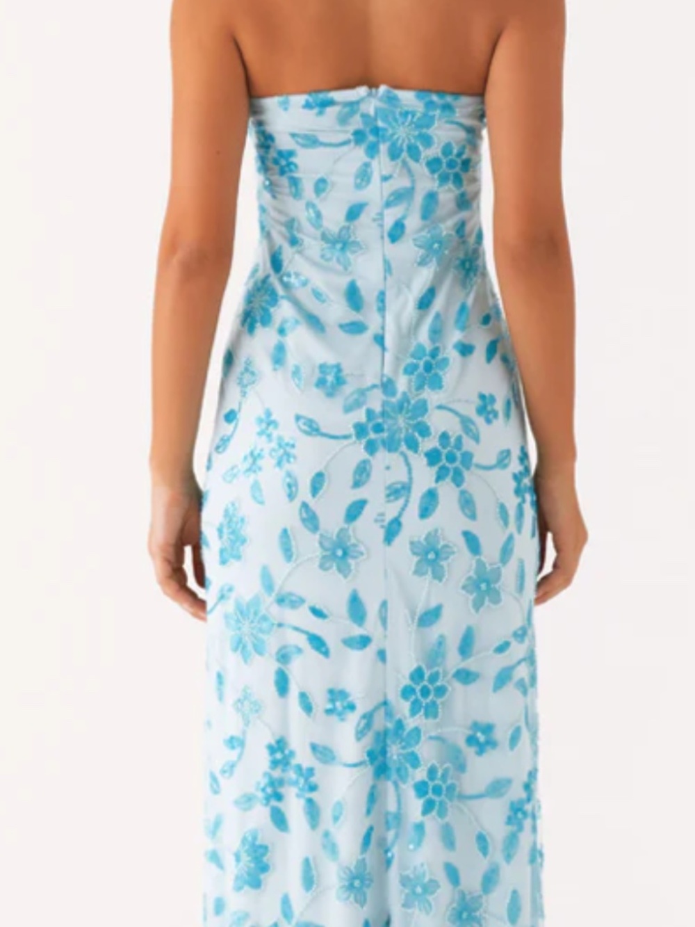 Prism Beaded Maxi Dress - Blue - Picture 4 of 6
